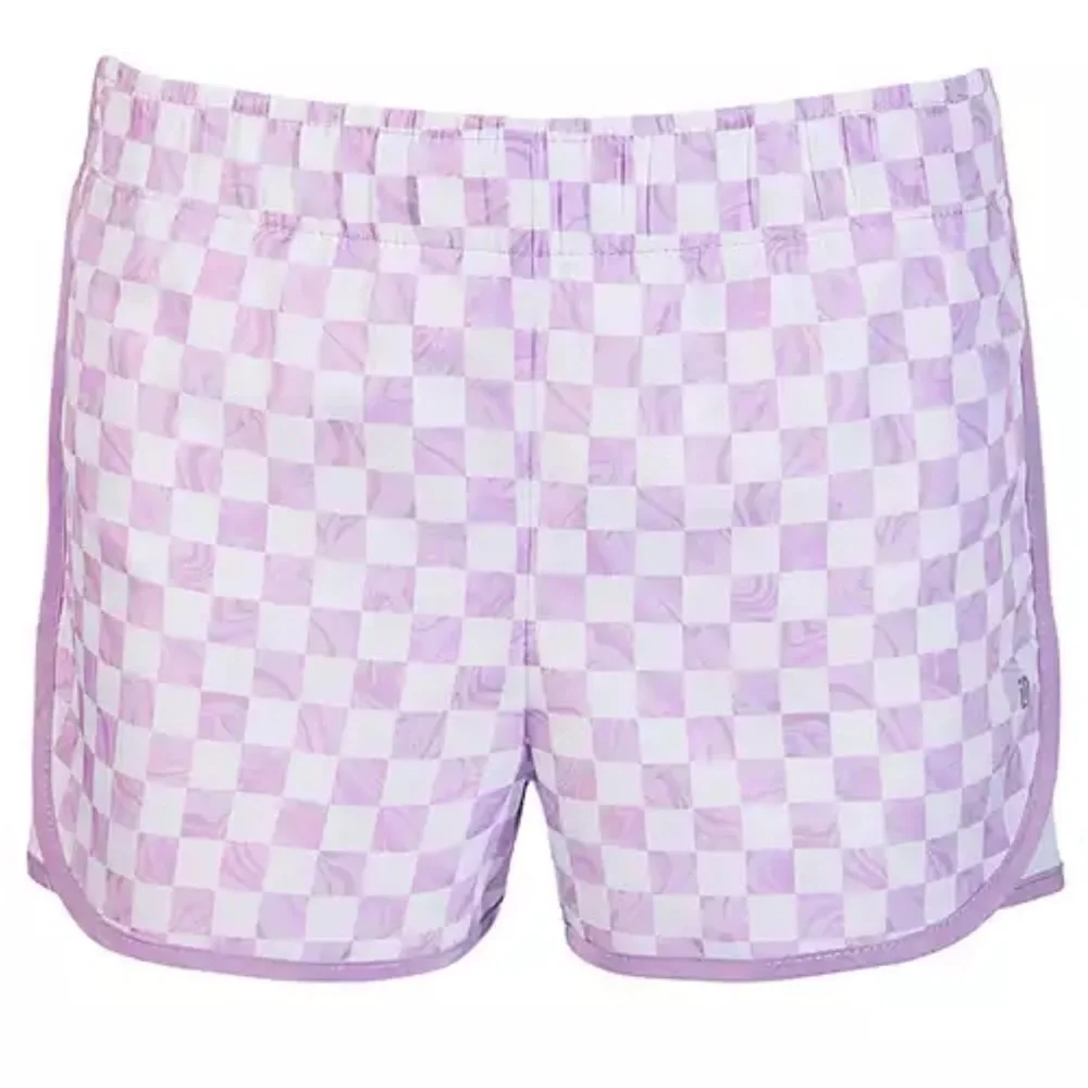 Id Ideology Big Girls Pull-On Checkerboard Athletic Shorts | NEW/NWT!!💜👟💜‎